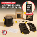 Mason Genie® Vacuum Sealer Kit + FREE Liquid Chalk Pens